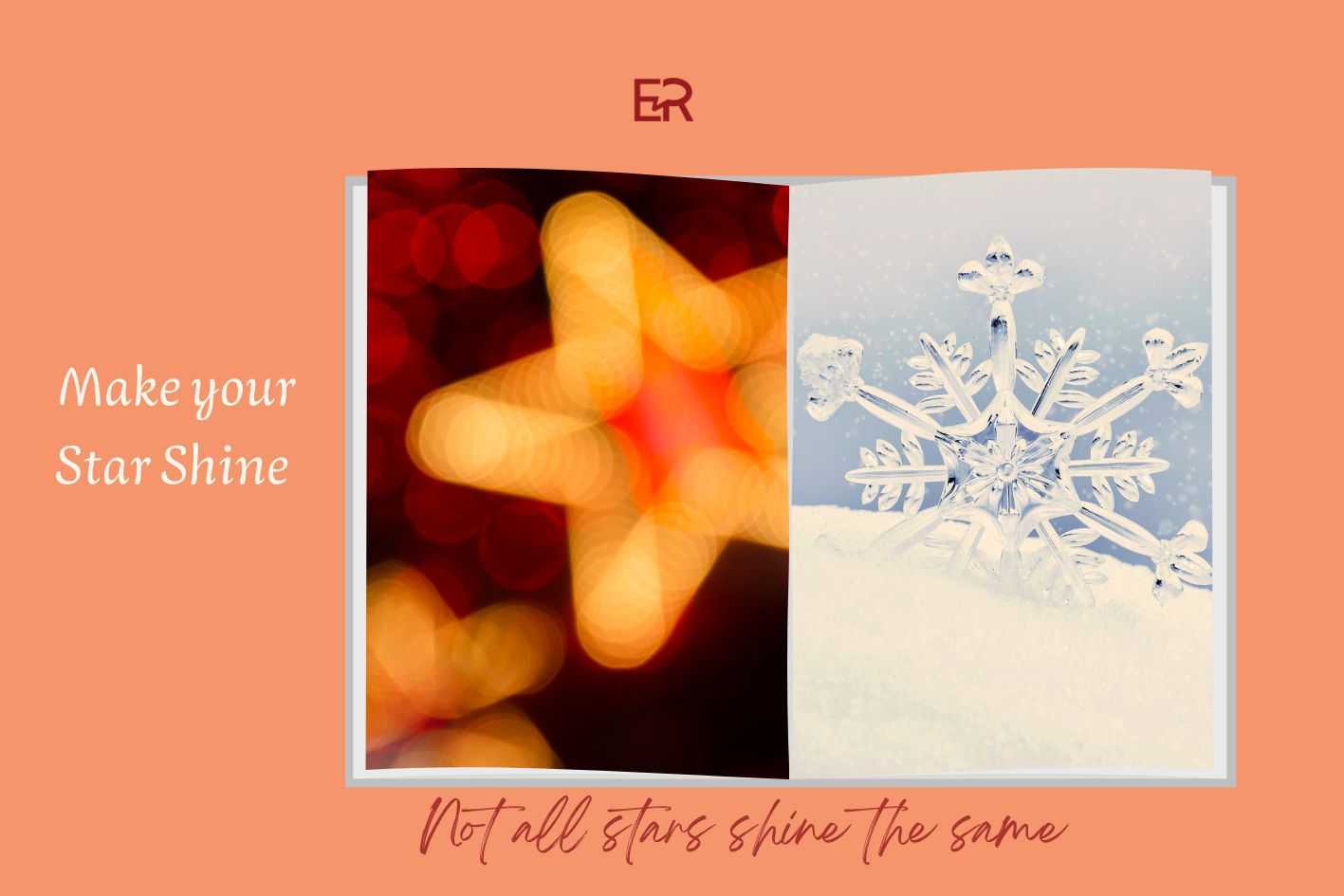 Hot yellow star, cold ice crystal star: make your star shine with 7 practical ideas