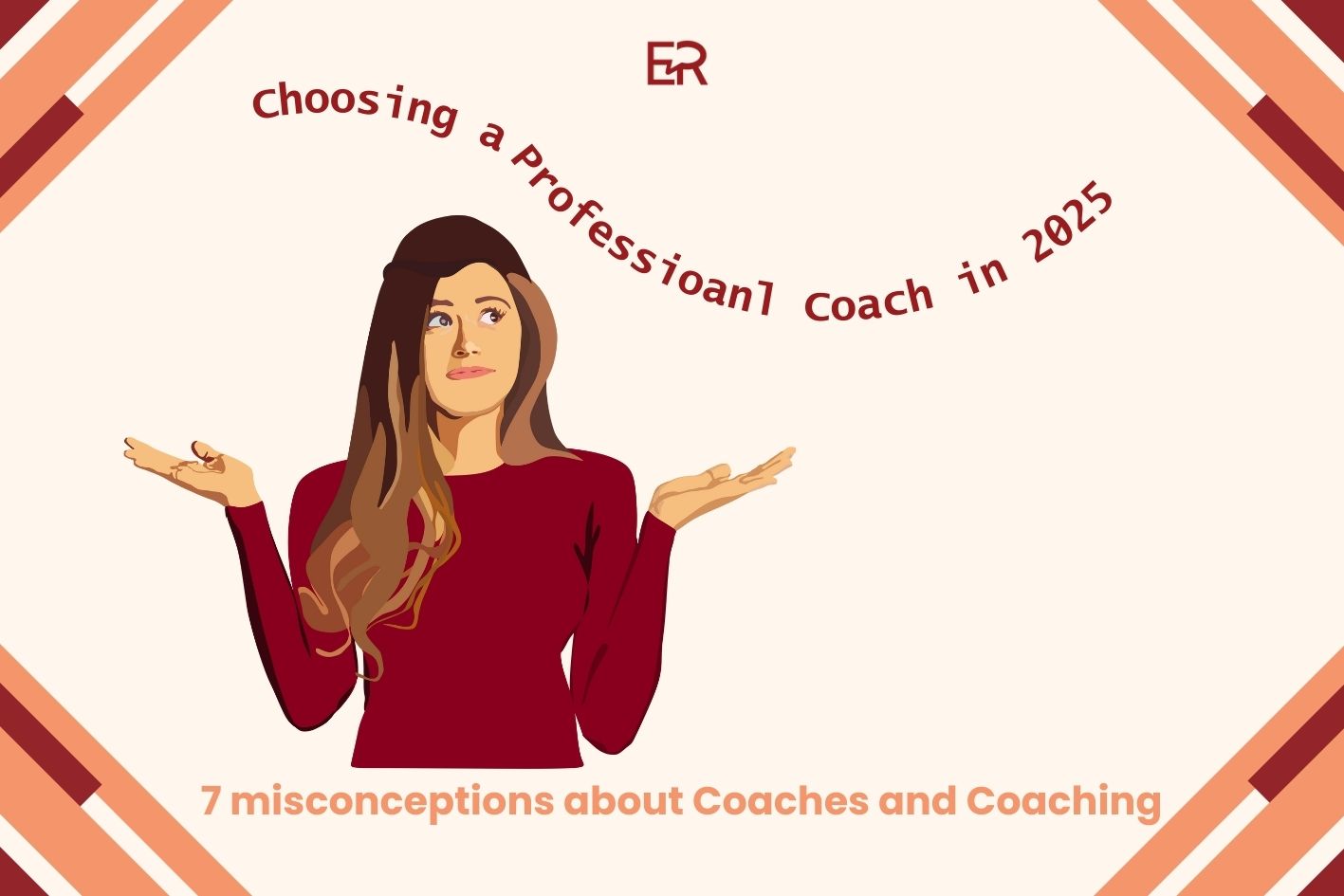 Girl with open arms to indicate doubt about choosing a coach in Italy in 2025